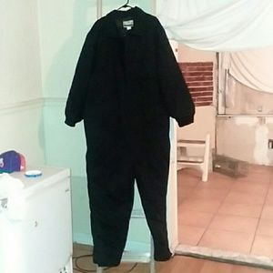 Men's 3XL quilted heavy duty insulated jumpsuit